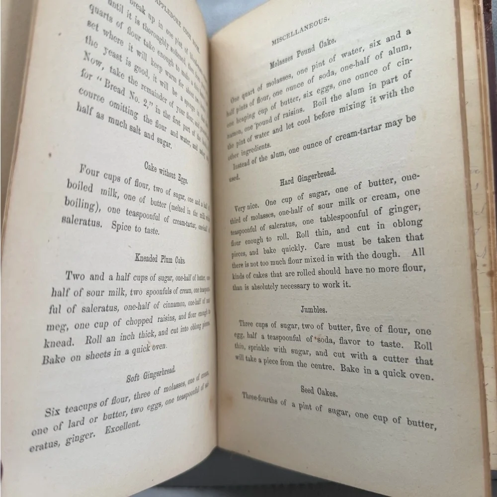 The Appledore Cookbook Practical Receipts 1880 Hardcover‎ Vintage Rare Antique